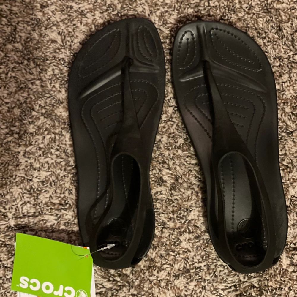 Croc sandals